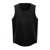 Wax-Dye Waffle Knit Vintage Washed U-Neck Vest