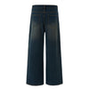 Comfort Fit Vintage Blue Wide Leg Everyday Jeans