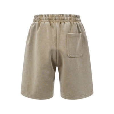 Casual Streetwear Washed Distressed Air Mamba Shorts