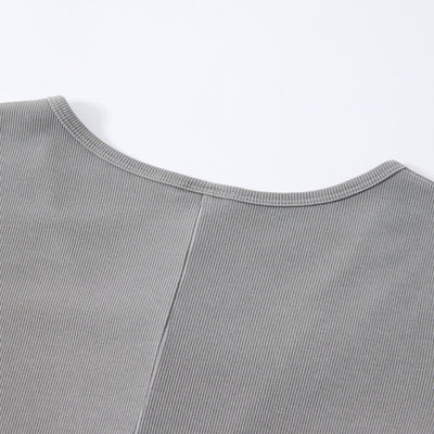 Vintage Washed Slim Fit Bodysuit Tee