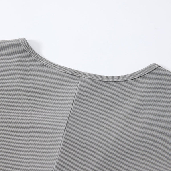 Vintage Washed Slim Fit Bodysuit Tee