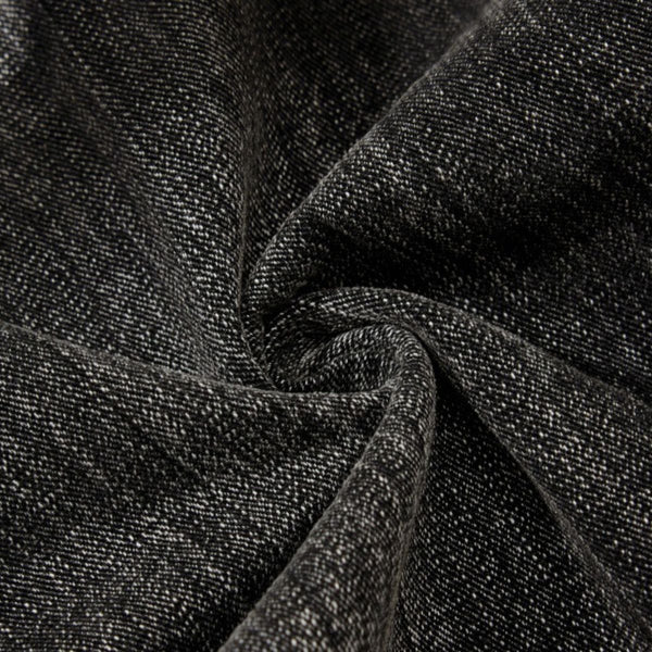 Men's Distressed Washed Denim Wide Leg Pants Punk Paint Splatter