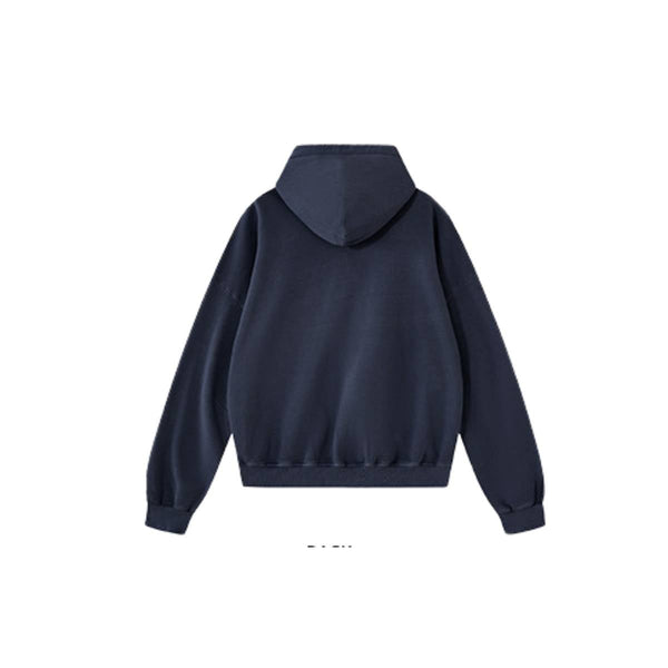 Retro Loose Washed Unique Pockets Hoodie