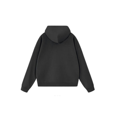 Vintage Boxy Full Zip Hooded Sweatshirt
