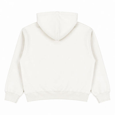 Boxy Cropped 340G Thermal Fleece Zip Hoodie