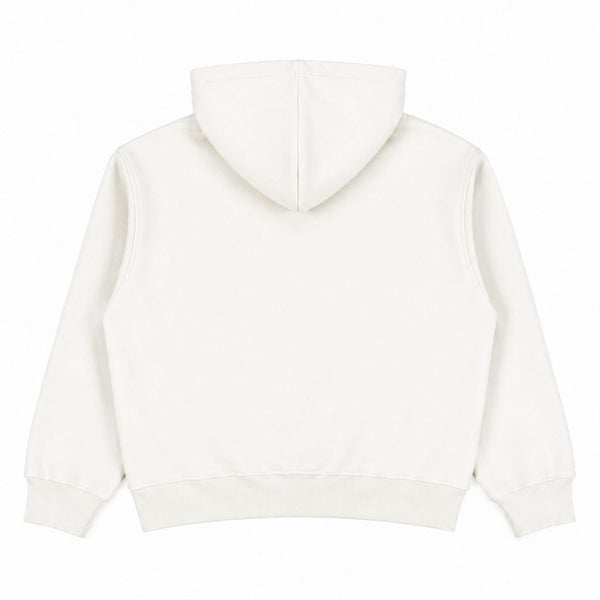Boxy Cropped 340G Thermal Fleece Zip Hoodie