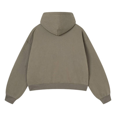 Vintage Acid Washed Thick Hooded Sweatshirt