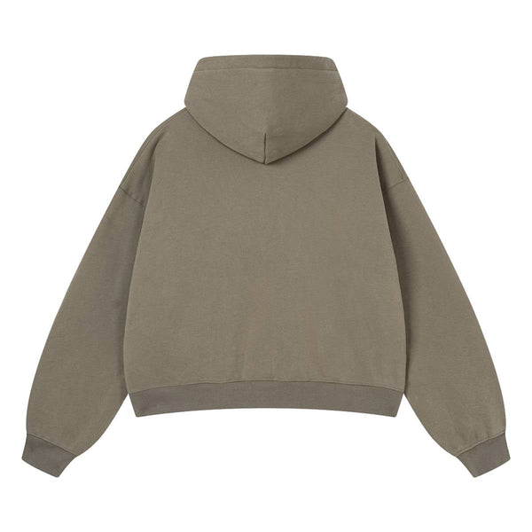 Vintage Acid Washed Thick Hooded Sweatshirt