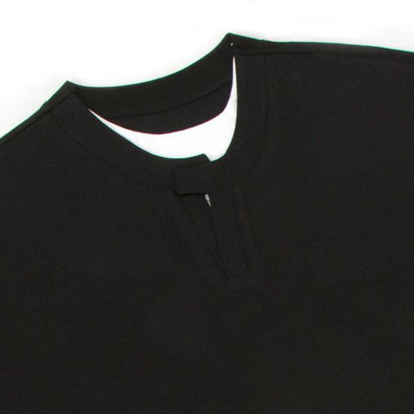 Layered Deconstructed Cropped Boxy Crew Tee