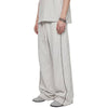 Colorblock Seam Detail Curved Leg Pants