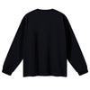 Solid Loose Fit Side Split Hem Long Sleeve T-Shirt