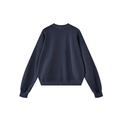 Vintage Washed Terry Crewneck Streetwear Sweatshirt