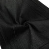 Raw Black Wide Leg Jeans with Utility Flap Pocket Detail