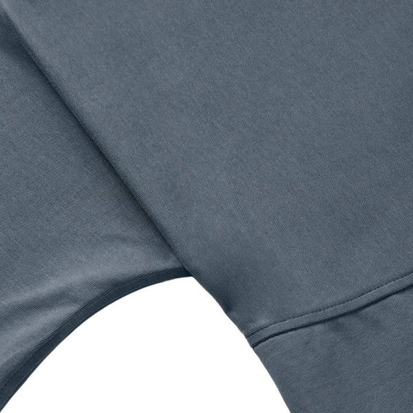 Boxy Fit Premium Cotton Drop Shoulder Batwing Sleeve T-Shirt