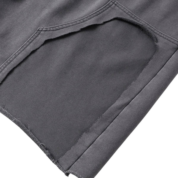Heavyweight Vintage Wash Ripped Pocket Shorts