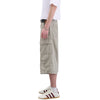 Vintage Washed Distressed Multi-Pocket Cargo Shorts