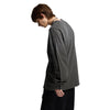 Retro Raw Edge Relaxed Fit Pure Cotton Long-Sleeve Tee 275gsm