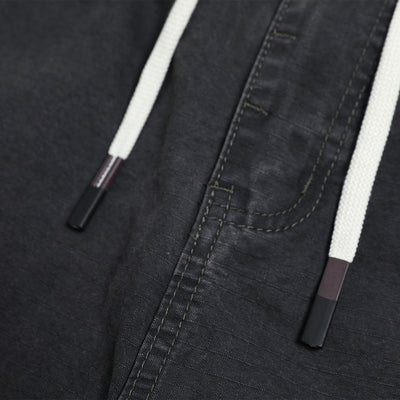 Washed Solid Deconstructed Relaxed Stretch Cargo Pants