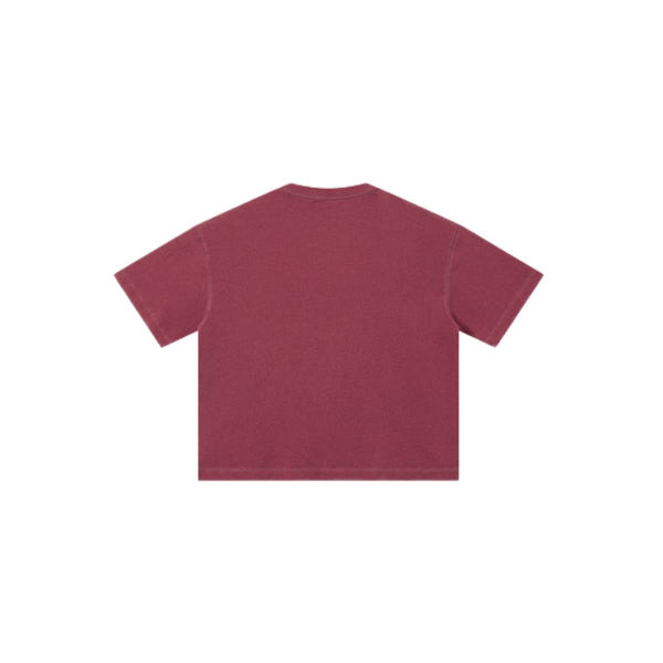 Distressed Fade Drop Shoulder Oversized Cotton T-Shirt