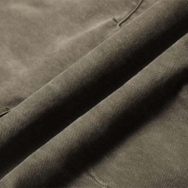 Men's Washed Punk Pleated Loose-Fit Casual Wide-Leg Denim Pants