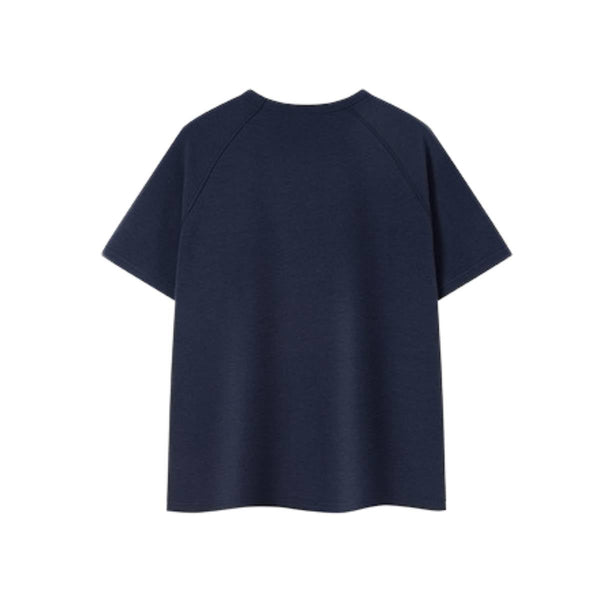 Heavyweight Ladder Cotton Raglan Sleeve Textured Oversized T-Shirt