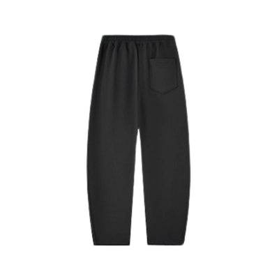 Boxy Curved Fit Elastic Waist Sweatpants