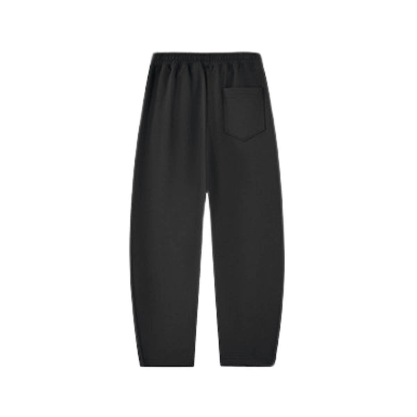 Boxy Curved Fit Elastic Waist Sweatpants