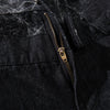 Marble Pattern Panels Black Wide Leg Painter Pants