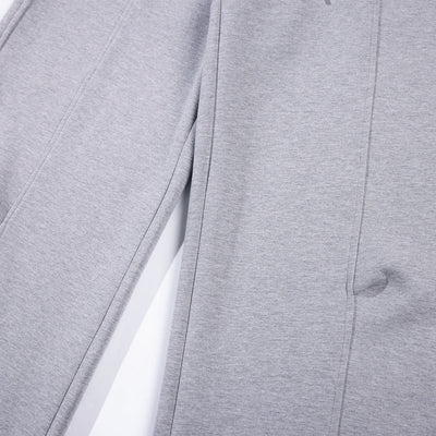 Relaxed Streetwear Deconstructed Curved Blade Joggers