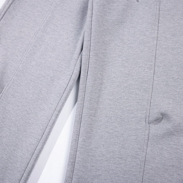 Relaxed Streetwear Deconstructed Curved Blade Joggers