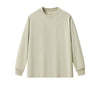 Solid Loose Fit Long-Sleeve Cotton T-Shirt 9.15oz