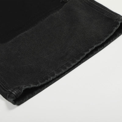 Vintage High Street Distressed Blade Cut Jeans