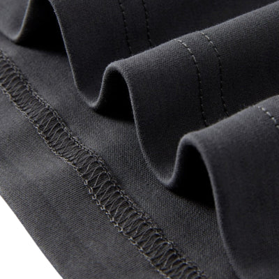 Panelled Back Seam Sleeveless T-Shirt