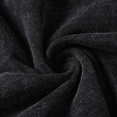 Structural Panels Sleeve Zipper Vintage Washed Short Sleeve Tee