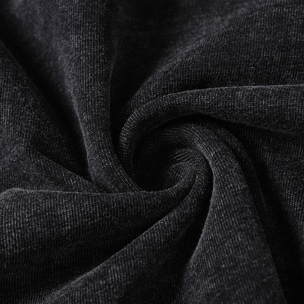 Structural Panels Sleeve Zipper Vintage Washed Short Sleeve Tee
