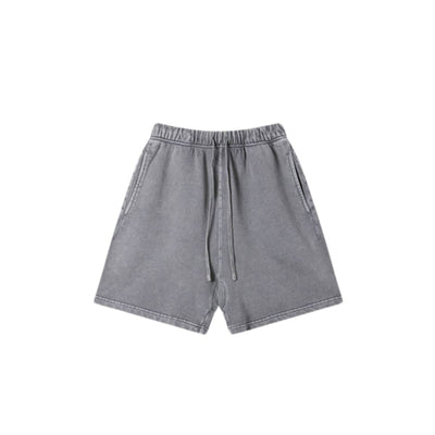 Vintage Fade Oversized Cotton Shorts