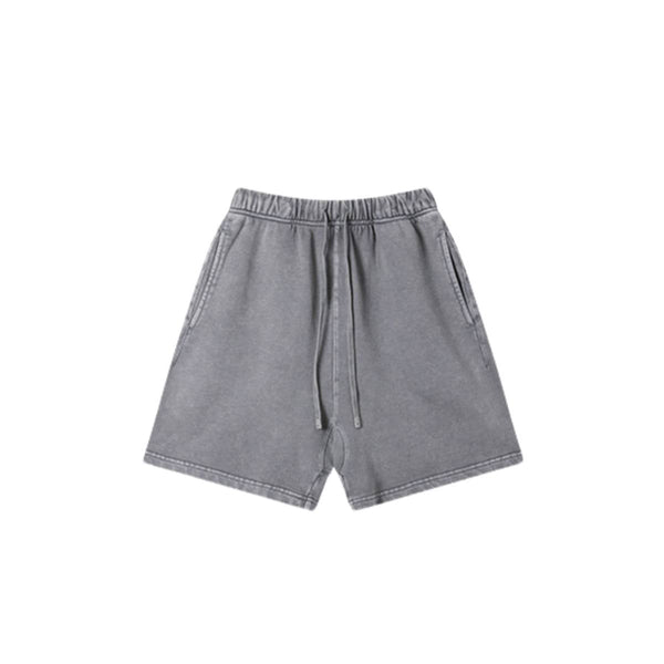 Vintage Fade Oversized Cotton Shorts