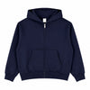 Boxy Cropped 340G Thermal Fleece Zip Hoodie