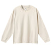 Solid Loose Fit Side Split Hem Long Sleeve T-Shirt