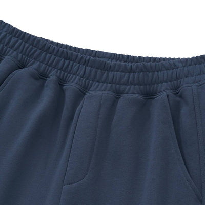 Boxy Curved Fit Elastic Waist Sweatpants