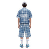 Heavyweight Distressed Plaid Box Polo Shirt 7.0oz