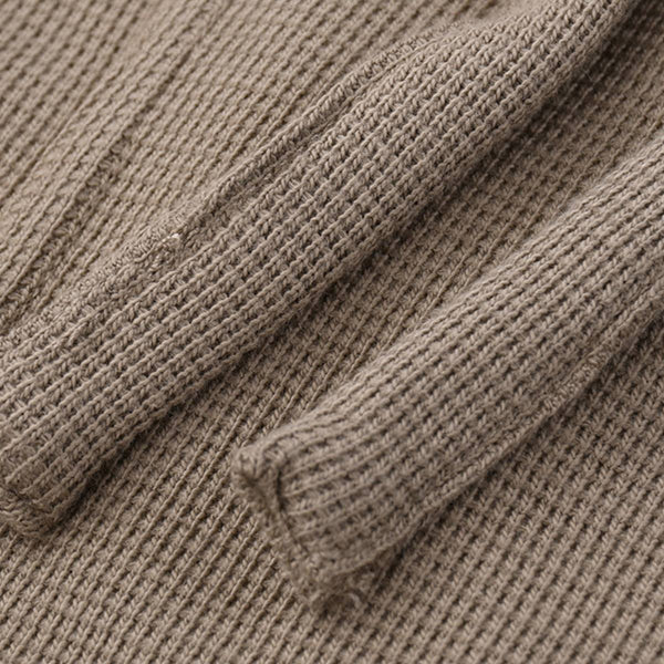 Premium Waffle Knit Side-Slit Shorts