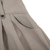 Vintage Curved Wide Leg Draped Trousers