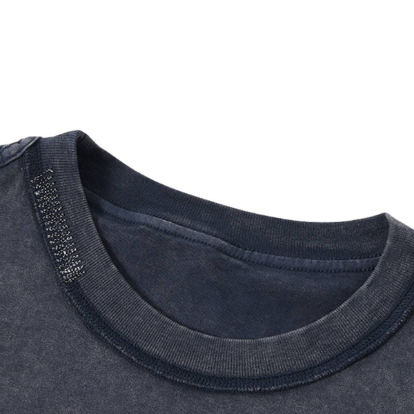 Heavyweight Vintage Fade Split Hem T-Shirt 8.1oz