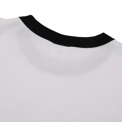 Crew Neck Boxy Fit Ringer Tee 220gsm