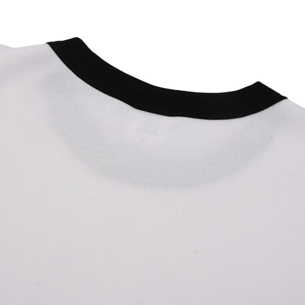Crew Neck Boxy Fit Ringer Tee 220gsm