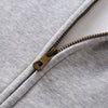 Dual Zipper Fleece Hooded Streetwear Hoodie