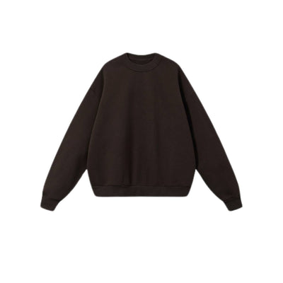 Heavyweight Fleece Boxy Drop ShoulderCrew Neck Sweatshirt
