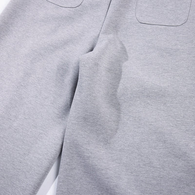 Relaxed Streetwear Deconstructed Curved Blade Joggers