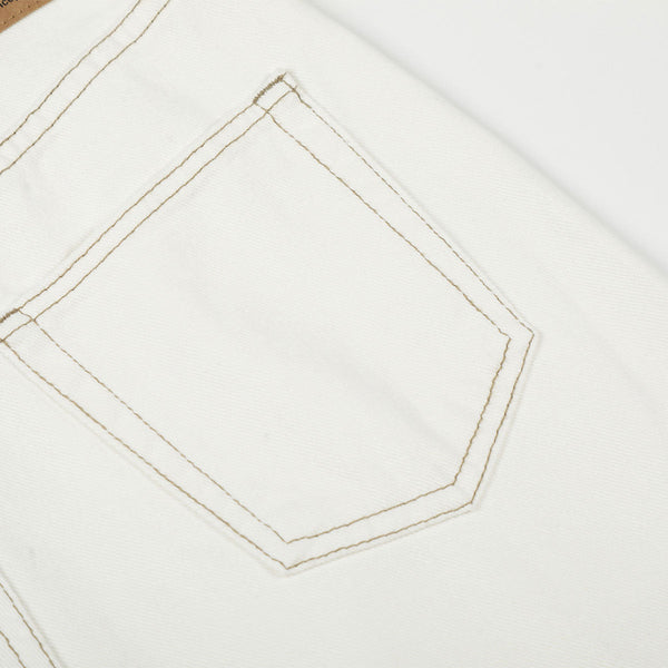 High Waist Wide Leg Button Fly Denim Pants